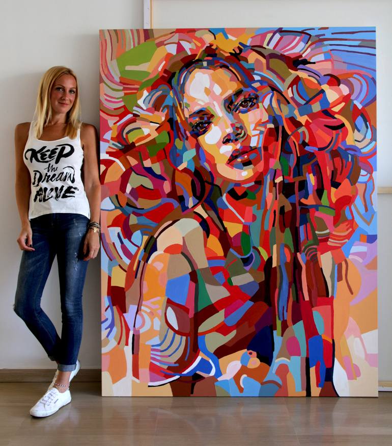 Original Women Painting by Noemi Safir