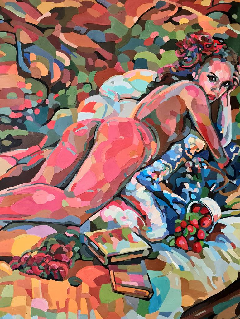 Original Nude Painting by Noemi Safir