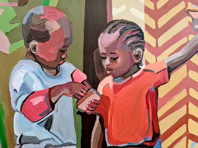Original Children Painting by Noemi Safir