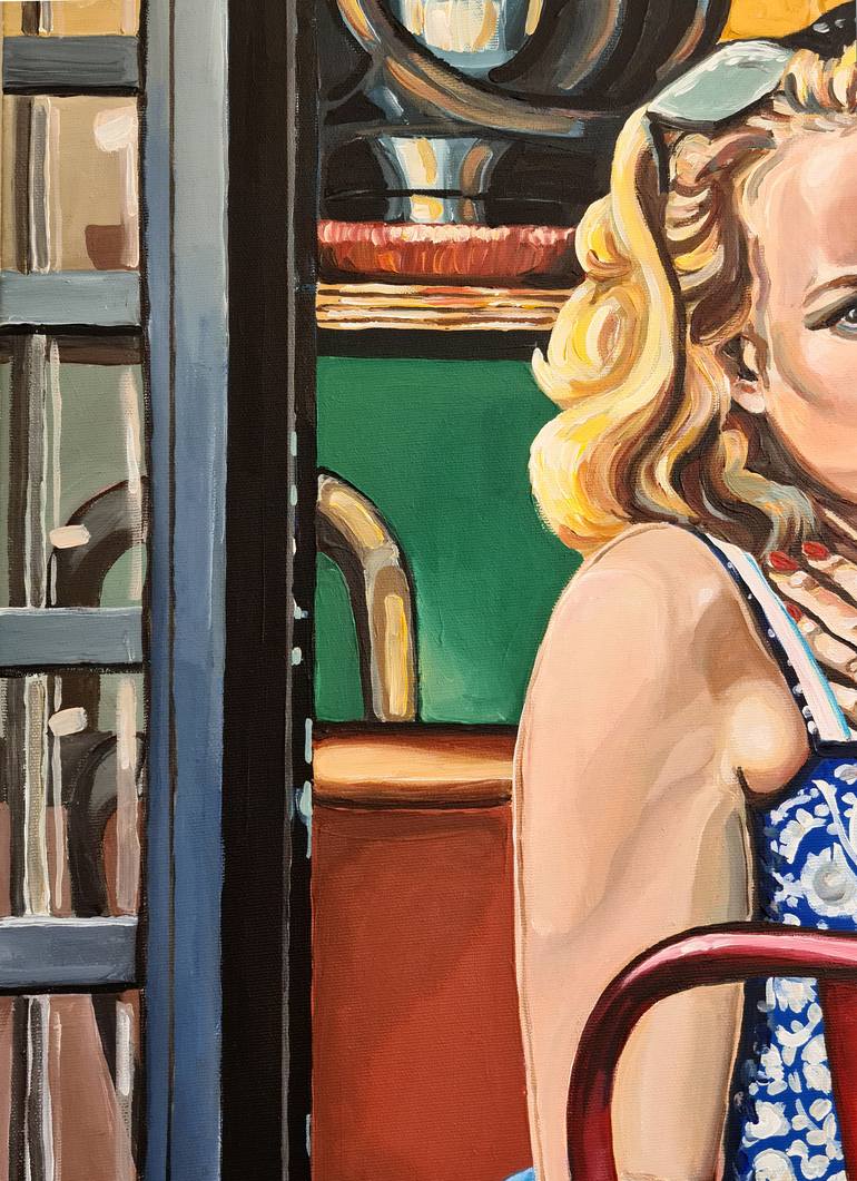 Original Abstract Expressionism Women Painting by Noemi Safir