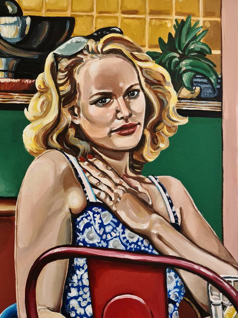 Original Abstract Expressionism Women Painting by Noemi Safir