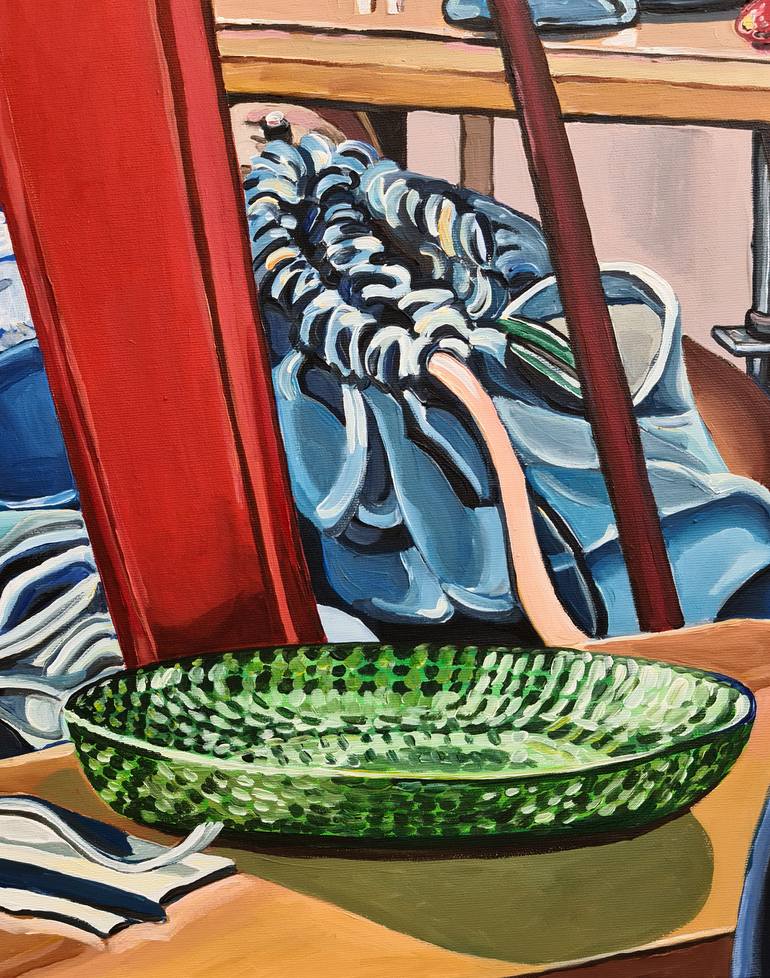 Original Abstract Expressionism Women Painting by Noemi Safir