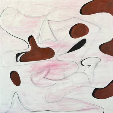 Original Abstract Expressionism Abstract Painting by Julius Babilonia