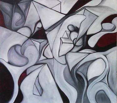Original Abstract Expressionism Abstract Paintings by Julius Babilonia