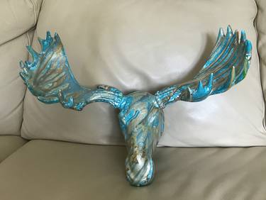 Original Art Deco Animal Sculpture by Sima Wewetzer