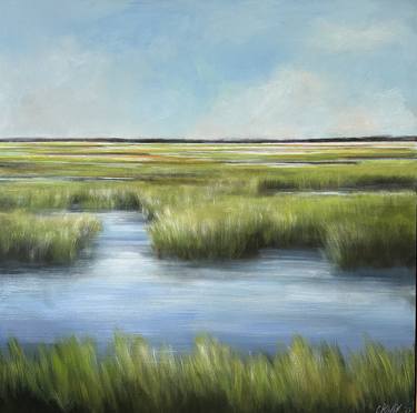 Original Minimalism Landscape Paintings by Christina Dowdy