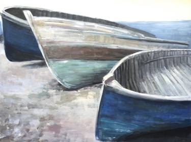 Print of Boat Paintings by Christina Dowdy