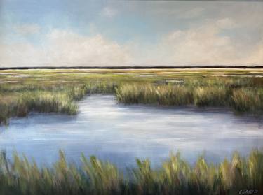 Print of Fine Art Landscape Paintings by Christina Dowdy