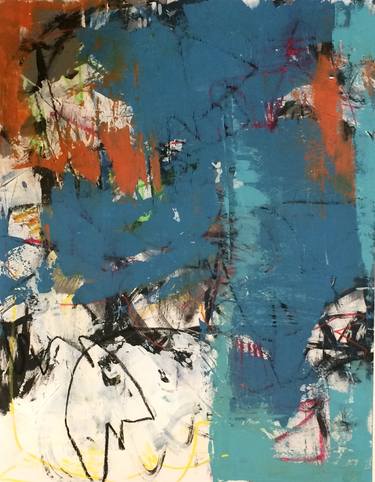 Original Abstract Expressionism Abstract Paintings by Annette Cargill