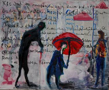 Print of Expressionism People Collage by Monika Vitanyi