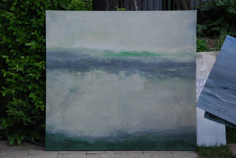 Original Abstract Landscape Painting by Monika Vitanyi