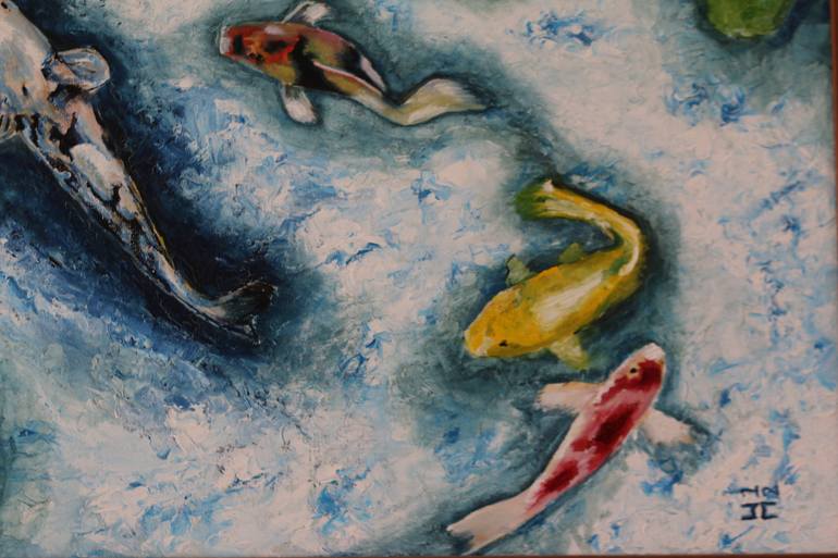 Original Fine Art Fish Painting by Stamatis Pavlis