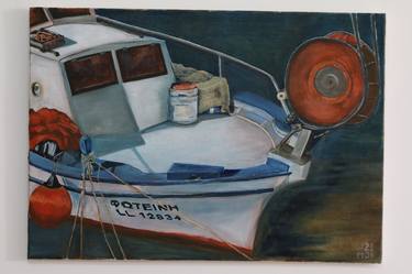 Original Boat Paintings by Stamatis Pavlis