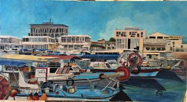 Print of Boat Paintings by Stamatis Pavlis