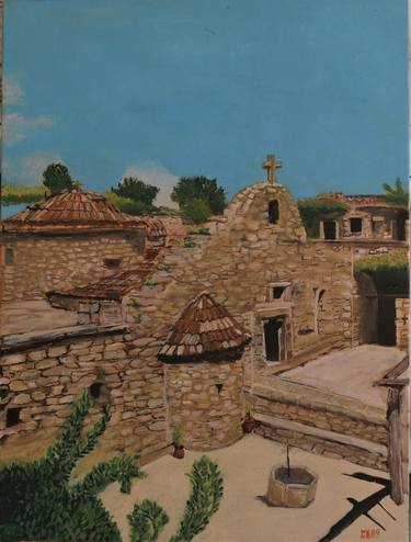 Print of Architecture Paintings by Stamatis Pavlis