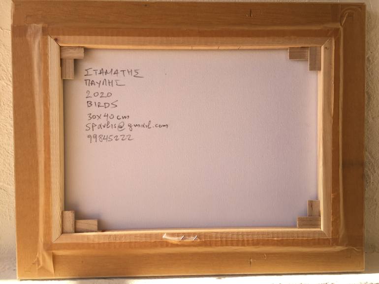 Original Abstract Expressionism Animal Painting by Stamatis Pavlis