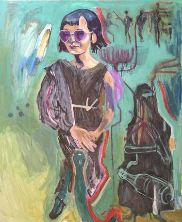 Original Women Painting by OLENA Klochko