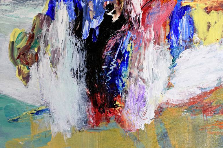 Original Abstract Expressionism Abstract Painting by Catherine Bennaton