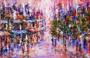 Print of Impressionism Places Paintings by Helen Kagan