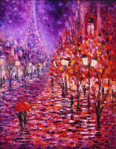 Original Impressionism Love Paintings by Helen Kagan