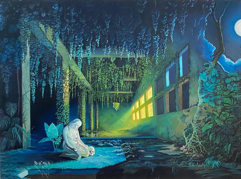 Original Figurative Light Painting by Guglielmo Alberto Nacci