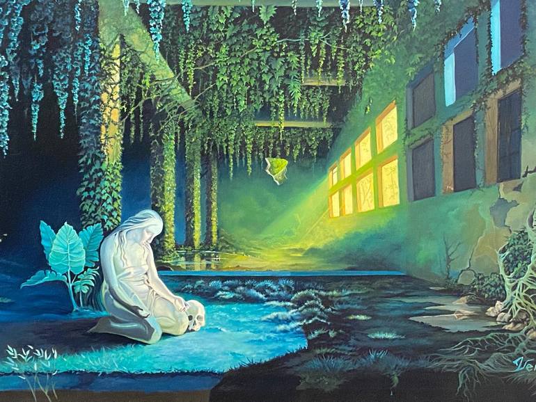 Original Figurative Light Painting by Guglielmo Alberto Nacci