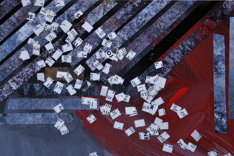 Original Abstract Expressionism Abstract Painting by David Holcomb