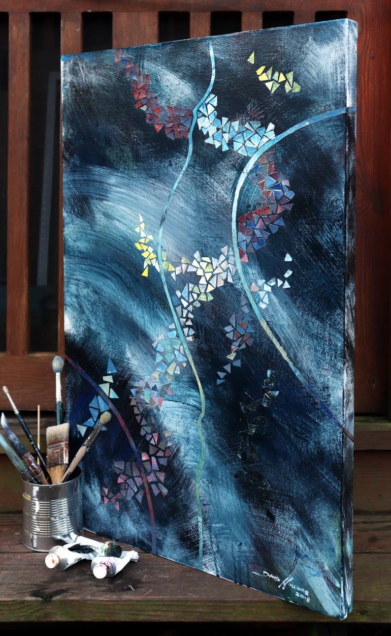 Original Modernism Abstract Painting by David Holcomb
