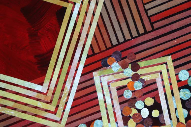Original Modernism Abstract Collage by David Holcomb
