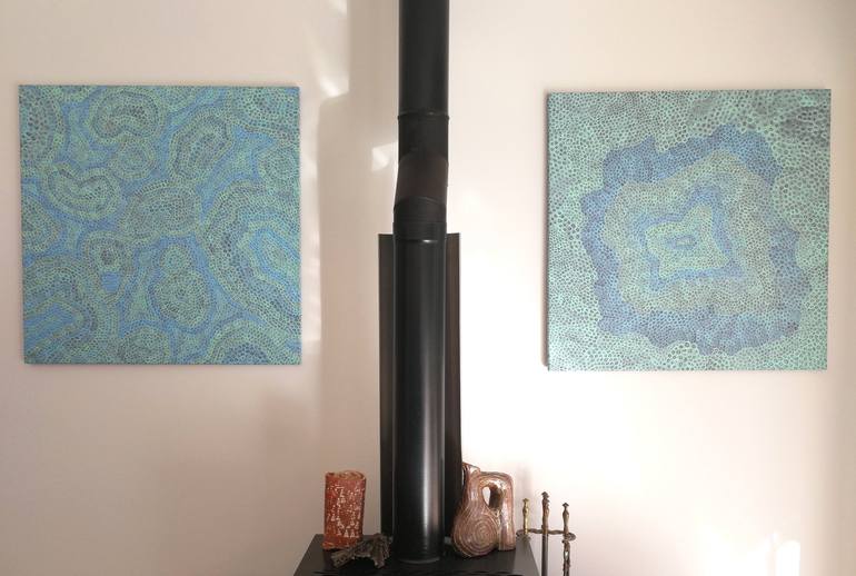 Original Abstract Expressionism Abstract Painting by Beatrice Prost