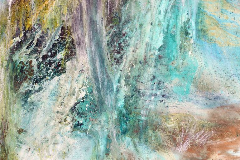 Original Abstract Water Painting by Beatrice Prost