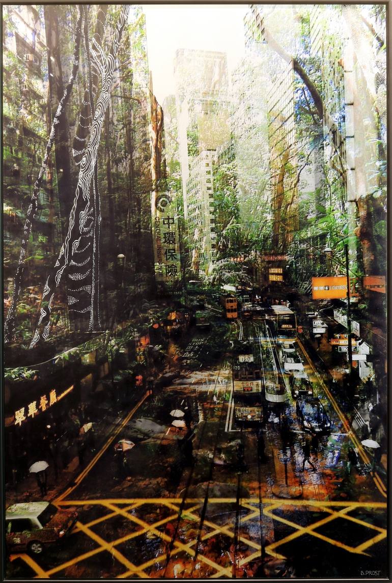 Urban Jungle 1 Mixed Media by Beatrice Prost Saatchi Art