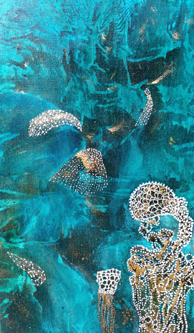 Original Abstract Expressionism Water Painting by Beatrice Prost