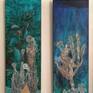 Underwater Gold 1 and 2 hung as a diptych