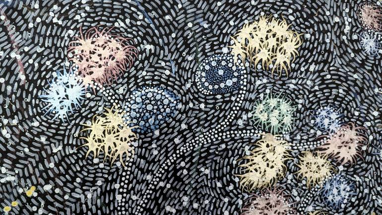 Original Abstract Expressionism Water Painting by Beatrice Prost