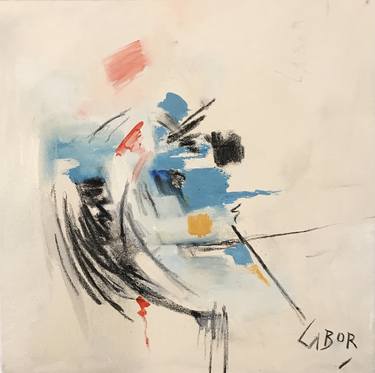 Original Abstract Painting by Labor Robert