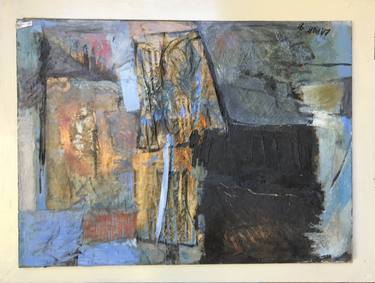 Print of Abstract Expressionism Abstract Collage by Labor Robert