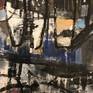 Great painting with a contemporary Writing that will be very beautiful in a contemporary Space.It is not only a decor ;It express the complexity  of the life that demands a choose and a decision for to reach a goal for a destiny