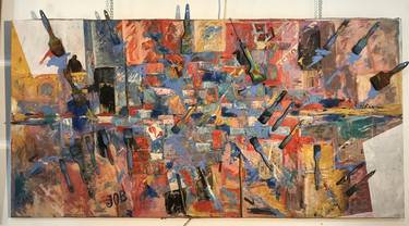Original Abstract Expressionism Pop Culture/Celebrity Paintings by Labor Robert