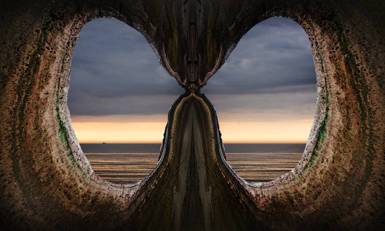 Double Window Collage by Dariusz Klimczak | Saatchi Art