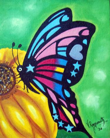 Original Modernism Nature Painting by Ragunath Venkatraman