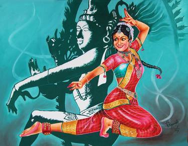 Original Fine Art Classical mythology Paintings by Ragunath Venkatraman