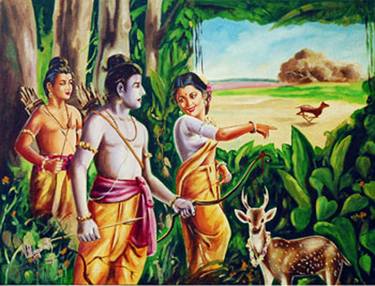 Original Classical mythology Paintings by Ragunath Venkatraman