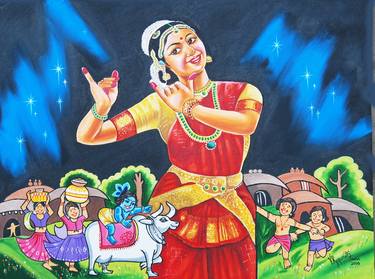 Original Classical mythology Paintings by Ragunath Venkatraman