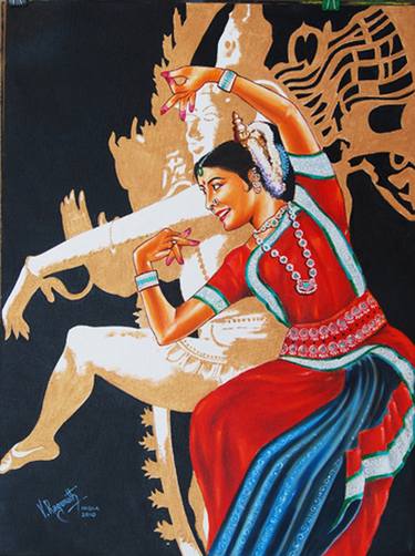 Original Expressionism Classical mythology Paintings by Ragunath Venkatraman