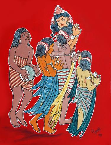 Original Popular culture Paintings by Ragunath Venkatraman