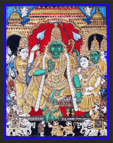 Print of Fine Art Religious Printmaking by Ragunath Venkatraman