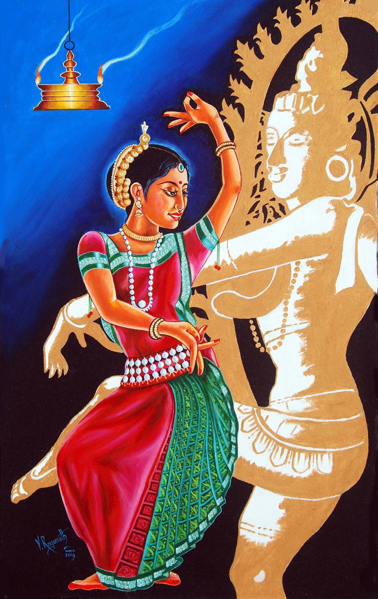 KUCHIPUDI— the Dance of Delight Painting by Ragunath Venkatraman ...