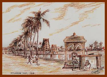 Original Landscape Drawings by Ragunath Venkatraman