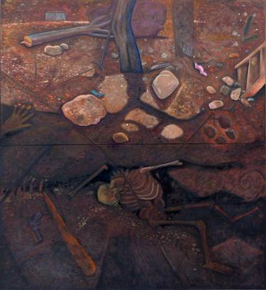 Print of Mortality Paintings by Fernando Arroyave